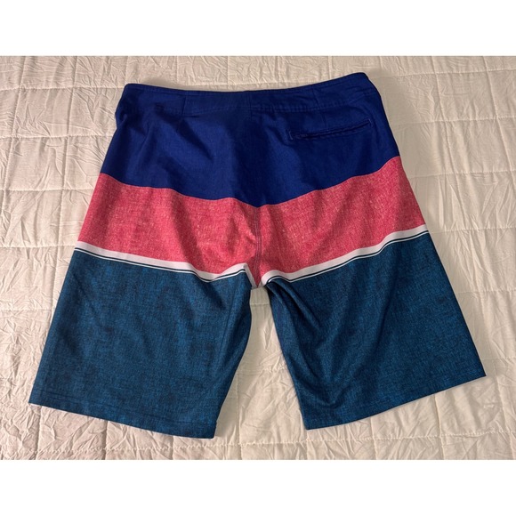 Old Navy California Board Shorts Swim Trunk Color Block Drawstring Waist Size 32 - Picture 7 of 7
